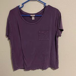Purple Mossimo pocket tee, super soft!